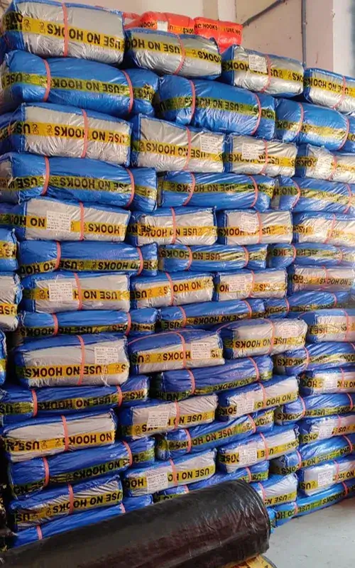 tarpaulin stock